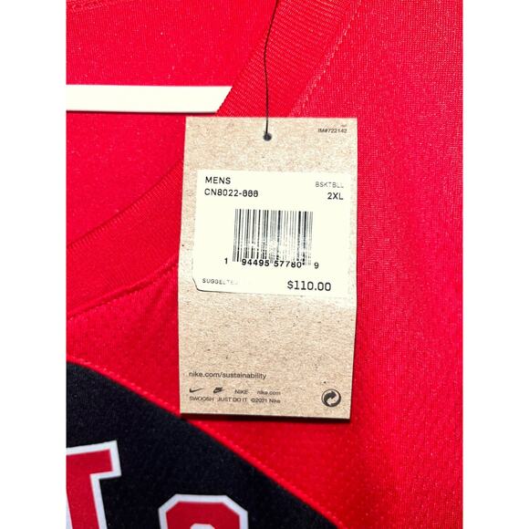 Pascal Siakam Toronto Raptors Nike Swingman Jersey Red 56 2XL NWT NBA - Picture 13 of 15